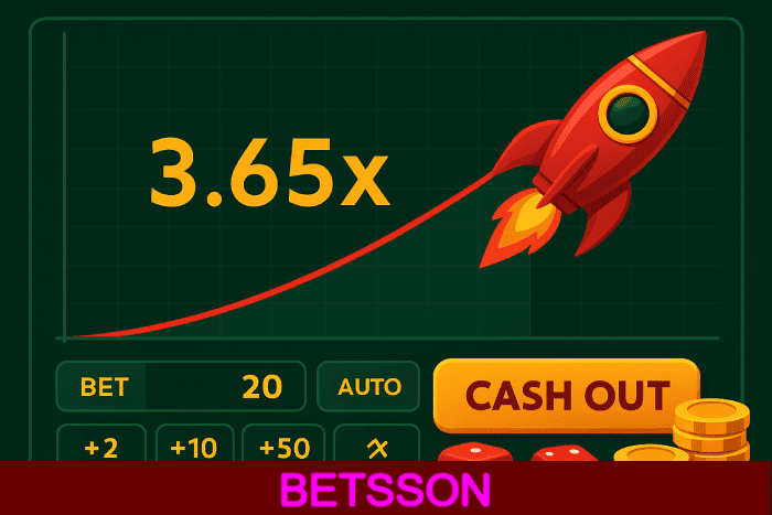 Crash game BETSSON ganhos rápidos e diversão!
