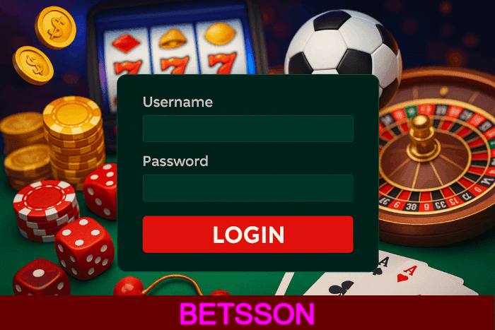 Acessar conta no Cassino BETSSON Brasil